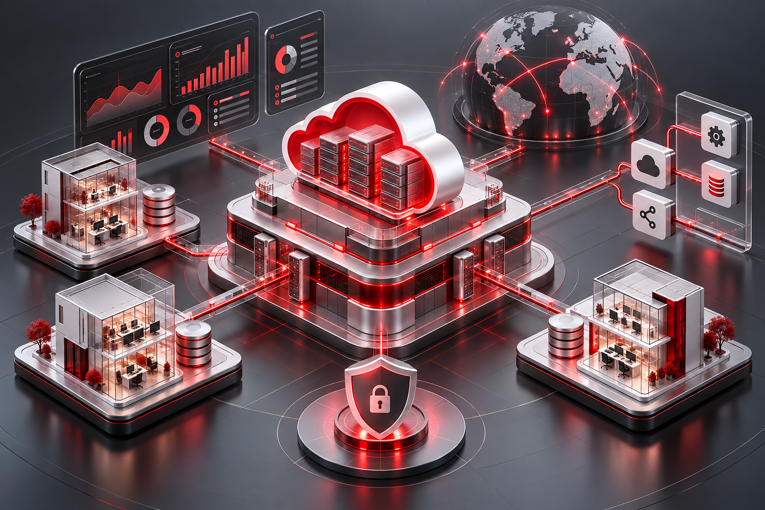 Multi-tenant SaaS ve ölçeklenebilir bulut platform mimarisi