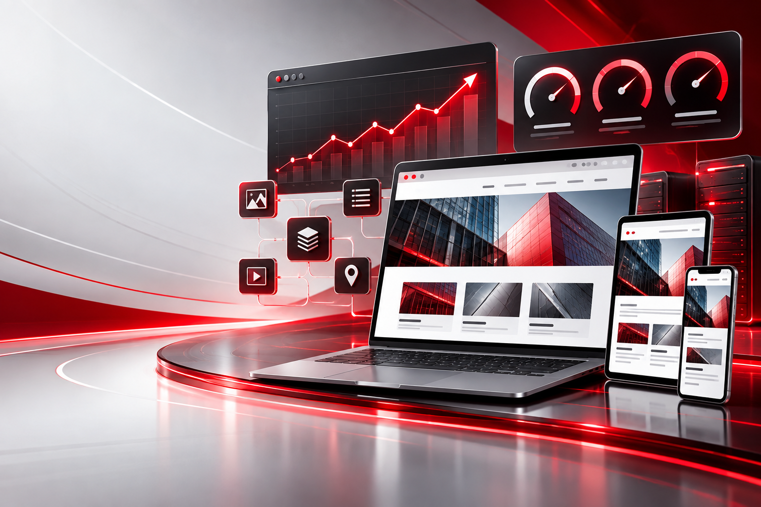 Teknik SEO ve yüksek performanslı kurumsal web sitesi